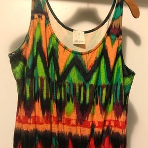 Ella Moss Dresses - Ella Moss Print Knit Maxi Dress M 8 Sleeveless Ella Moss Dresses - Ella Moss Print Knit Maxi Dress M 8 Sleeveless